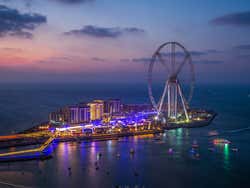 Ain Dubai de nuit