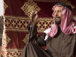 Bédouin dans le désert de Dubaï