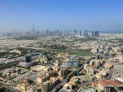 Dubaï depuis l'hélicoptère