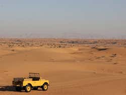 Traversée du désert en Land Rover