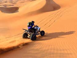 Traversée du désert en quad