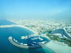 Burj Al Arab Sky Bar, vue sur Dubaï